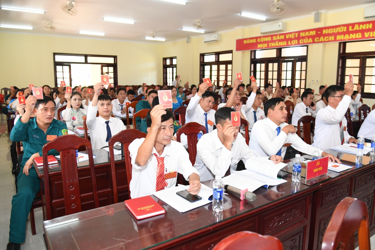 Đại hội Đảng bộ ở đảo tiền tiêu trọng yếu trên vùng biển Tây Nam